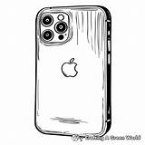 iPhone Coloring Pages  Free & Printable sketch template