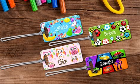 Kids' Personalized Luggage Tags (Up to 72% Off) | Groupon