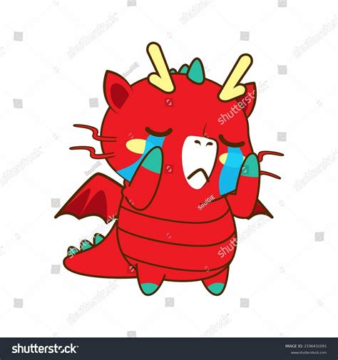 cute dragon drawing cartoon, dragon sticker - Royalty Free Stock Vector 2196431091 - Avopix.com