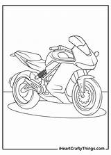 Cool Motorcycle Coloring Pages sketch template
