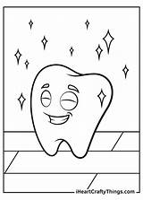 Tooth Coloring Pages Updated 2021 sketch template