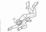 Scuba Diving Coloring Pages & Books  100% FREE And Printable sketch template