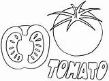 Tomato coloring Pages  ColoringLib sketch template