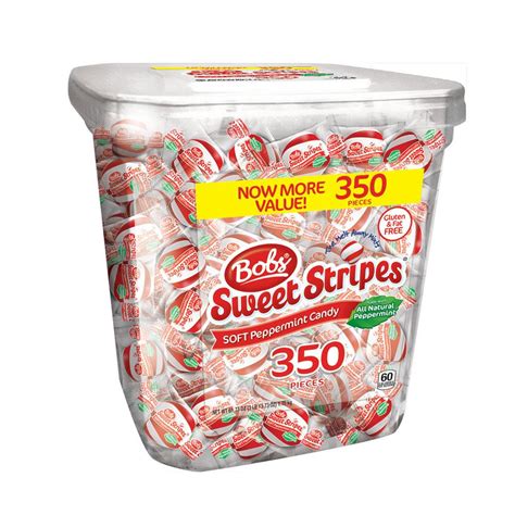 Bobs Sweet Stripes Soft Peppermint Balls (350 COUNT) by Bobs: Amazon.ca: Grocery