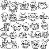 Cute Monster Coloring Pages For Kids sketch template