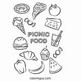 Food Coloring Pages Free Printable PDF sketch template