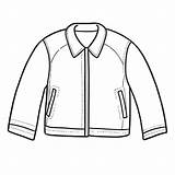 Coloring Pages Jacket sketch template