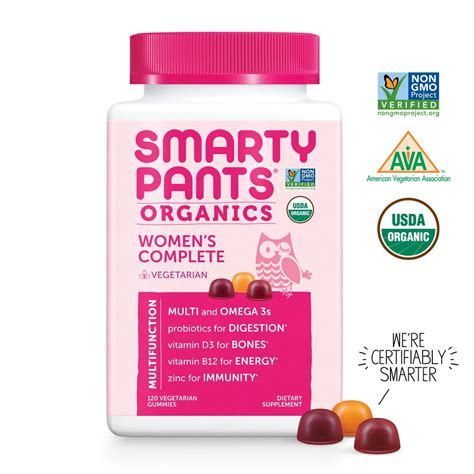 SmartyPants Vitamins Organic Women's Complete, 120 ct. - Walmart.com - Walmart.com