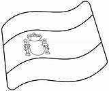 Spain Flag Emoji coloring Page  ColouringPages sketch template