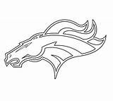 Broncos Football Player Coloring Pages sketch template