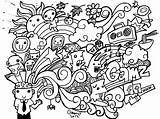 Doodle Coloring Pages  Best For Kids sketch template