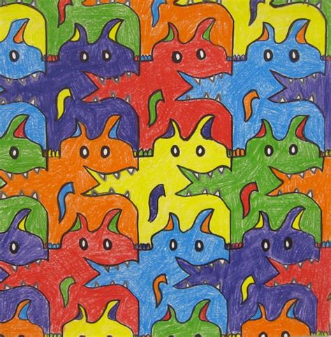 Art with Ms. Gram | Tessellation art, 4th grade art, Elementary art ...