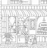 Town Coloring Book Pages sketch template