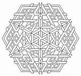 Free Printable Geometric Coloring Pages sketch template