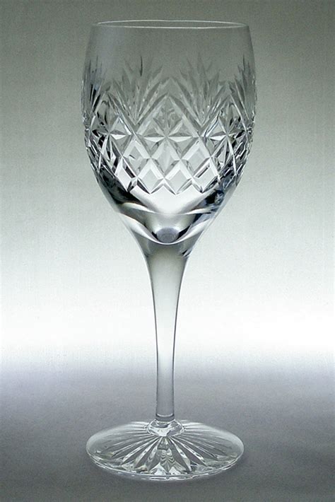 Royal Doulton Crystal - Knightsbridge - Wine Glass | Cut Pattern
