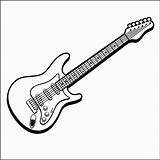 Coloring Pages Guitar  Home sketch template
