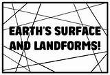 EARTHS SURFACE AND LANDFORMS Grade 2 Science Coloring Pages By Anisha  sketch template