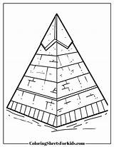 Pyramid Coloring Pages Free Printable PDFs  Sheets For Kids sketch template