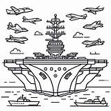 Coloriage Porte Avion Militaire  Télécharger Et Imprimer Gratuit Sur sketch template