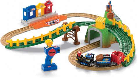 Fisher-Price GeoTrax Transportation System Remote Control Timbertown ...