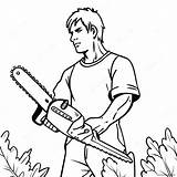 Chainsaw Man Coloring Page 1180 952 sketch template