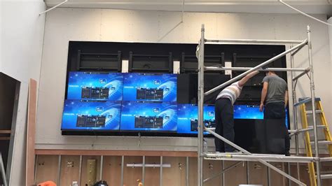 LCD Video Wall - Installation Timelapse - YouTube