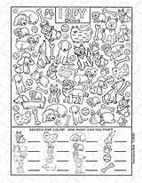 I Spy Coloring Pages Free sketch template