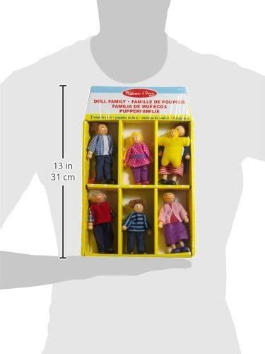 Melissa & Doug Wooden Doll Family for dollhouse - Best Educational Infant Toys stores Singapore