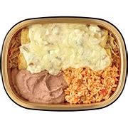 Meal Simple by H-E-B Sour Cream Chicken Enchiladas with Rice & Beans - Shop Ready Meals & Snacks ...