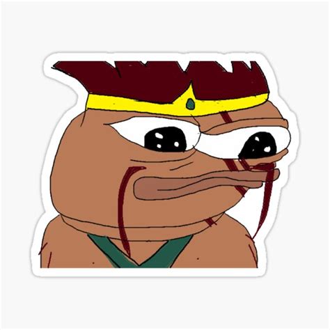 "sad Tyler1/ draven pepe" Sticker for Sale by justloliehh | Redbubble