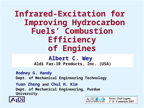 (PPT) Infrared-Excitation for Improving Hydrocarbon Fuels’ Combustion Efficiency of Engines ...