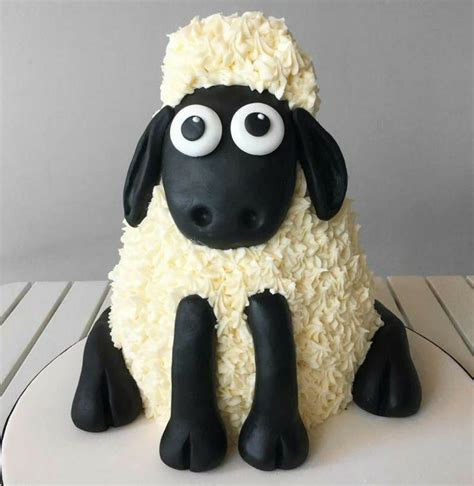 Shaun the sheep cake | Sheep cake, Shaun the sheep cake, Shaun the sheep