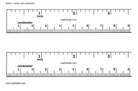 Printable Ruler With Mm