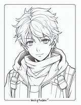 Anime People Coloring Pages sketch template