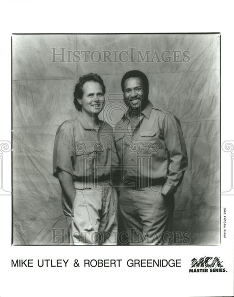 1987 Press Photo Michael Utley & Robert Greenidge Coral Reefer Band Mu - Historic Images