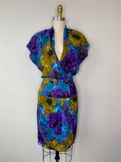 Purple floral sympathique dress - Gem