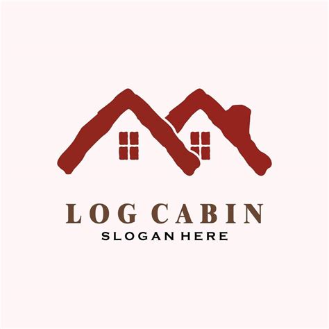 log cabin vector line art minimalist illustration design logo 17180978 ...