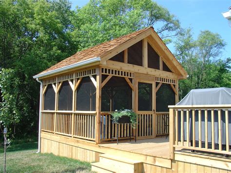 screened gazebo | Photo Gallery 6 Screened Rooms and Gazebos | Screened gazebo, Gazebo plans ...