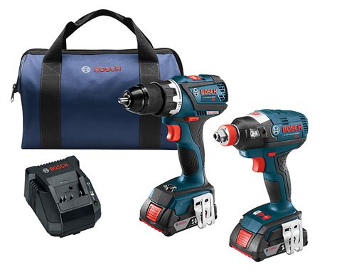 Bosch 18V Li-Ion Cordless Brushless Drill & Driver Combo Kit with 2 Batteries & Charger | The ...