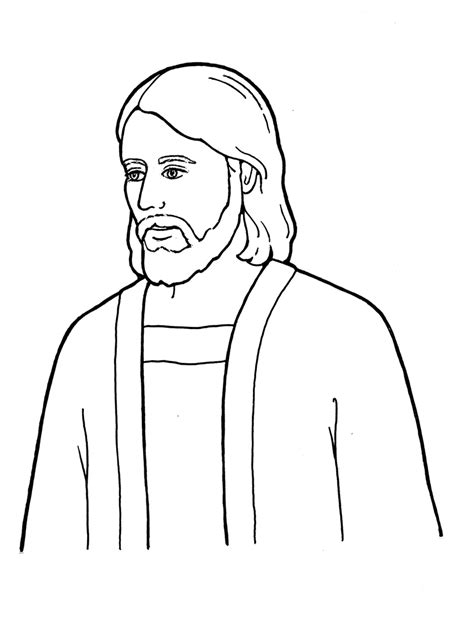 Black And White Drawing Of Jesus at GetDrawings | Free download