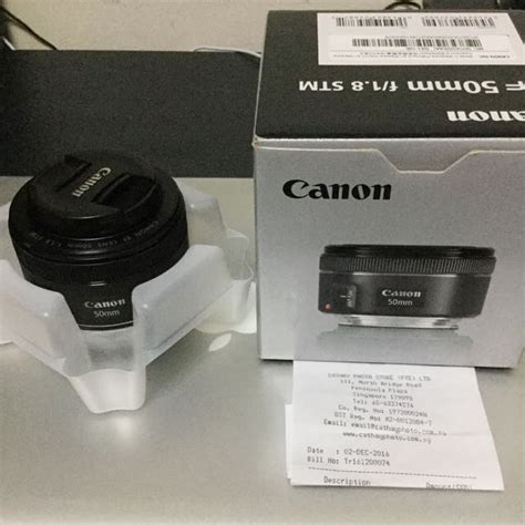 CANON EF 50mm f/1.8 STM, Photography, Cameras on Carousell