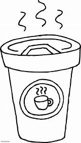 Coffee Cup Coloring Pages At GetColoringscom  Free Printable sketch template