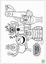 Printable Yo Gabba Coloring Pages For Kids Coloring4free sketch template