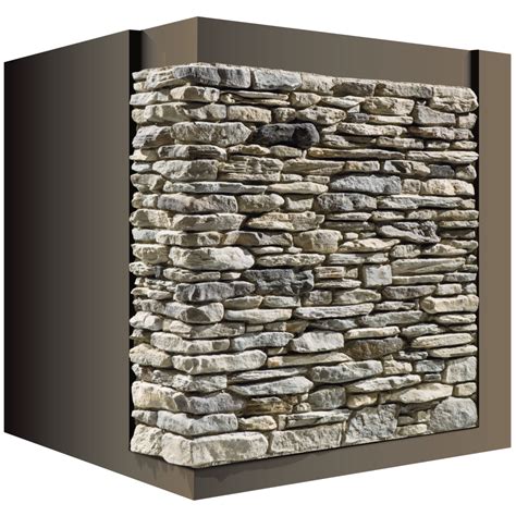 Manufactured stone veneer model Blumone with profile Ledge Stone | Facade design with ...