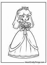 Printable Princess Peach Coloring Page Updated 2021  Coloring Home sketch template
