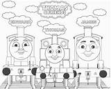 Thomas The Train Face Coloring Pages sketch template