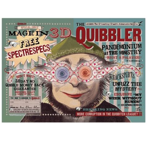 The Quibbler Poster - Quizzic Alley - licensed Harry Potter merch ...