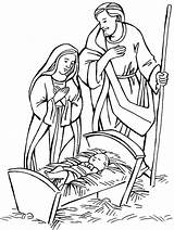 Baby Jesus Manger Coloring Page  Home sketch template