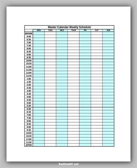 Master Calendar Template Excel - Daisy Elberta