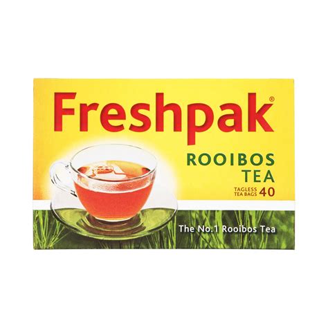 Freshpak Rooibos Tagless Tea Bags 40 pk | Woolworths.co.za